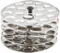 Tabakh 5-Rack Stainless Steel Mini Idli Stand, Makes 90 Idlys